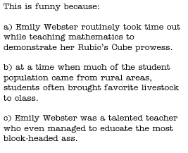 This is funny because: