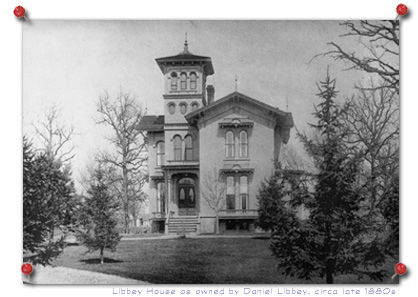 Libbey House as owned by Daniel Libbey, late 1880s